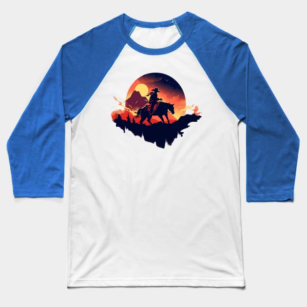 cowboy Baseball T-Shirt by skatermoment